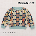 Gallery viewerに画像を読み込む, <Misha&Puff> Crewneck Sweatshirt - Marine Blue Tessellation - DROP1
