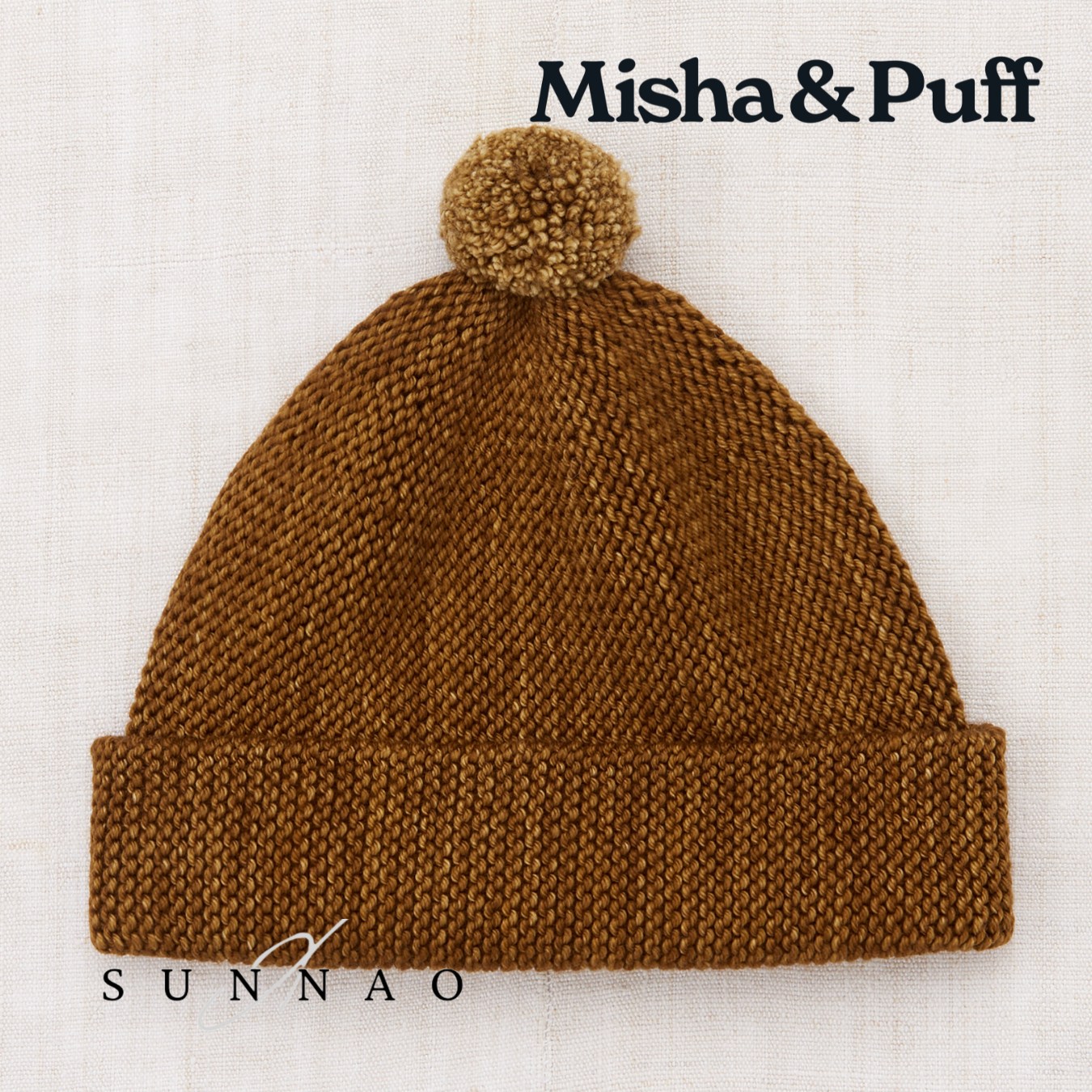 <Misha&Puff> Garter Hat - Nutmeg -DROP1