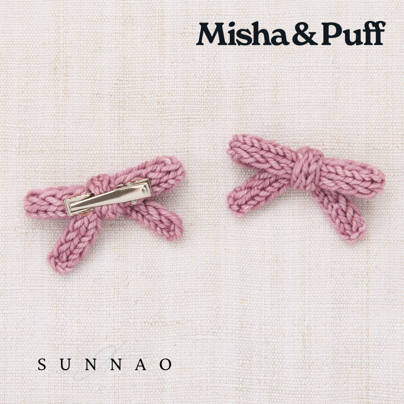 <Misha&Puff> Goldie Bow Set - Antique Rose - DROP1