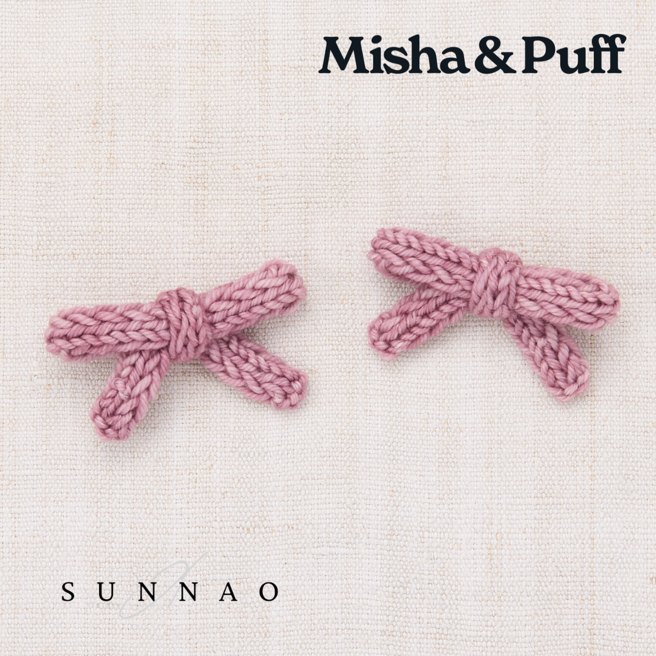 <Misha&Puff> Goldie Bow Set - Antique Rose - DROP1