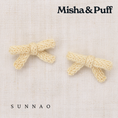 Gallery viewerに画像を読み込む, <Misha&Puff> Goldie Bow Set - Shortbread - DROP1
