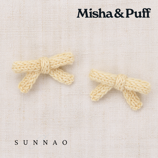 <Misha&Puff> Goldie Bow Set - Shortbread - DROP1