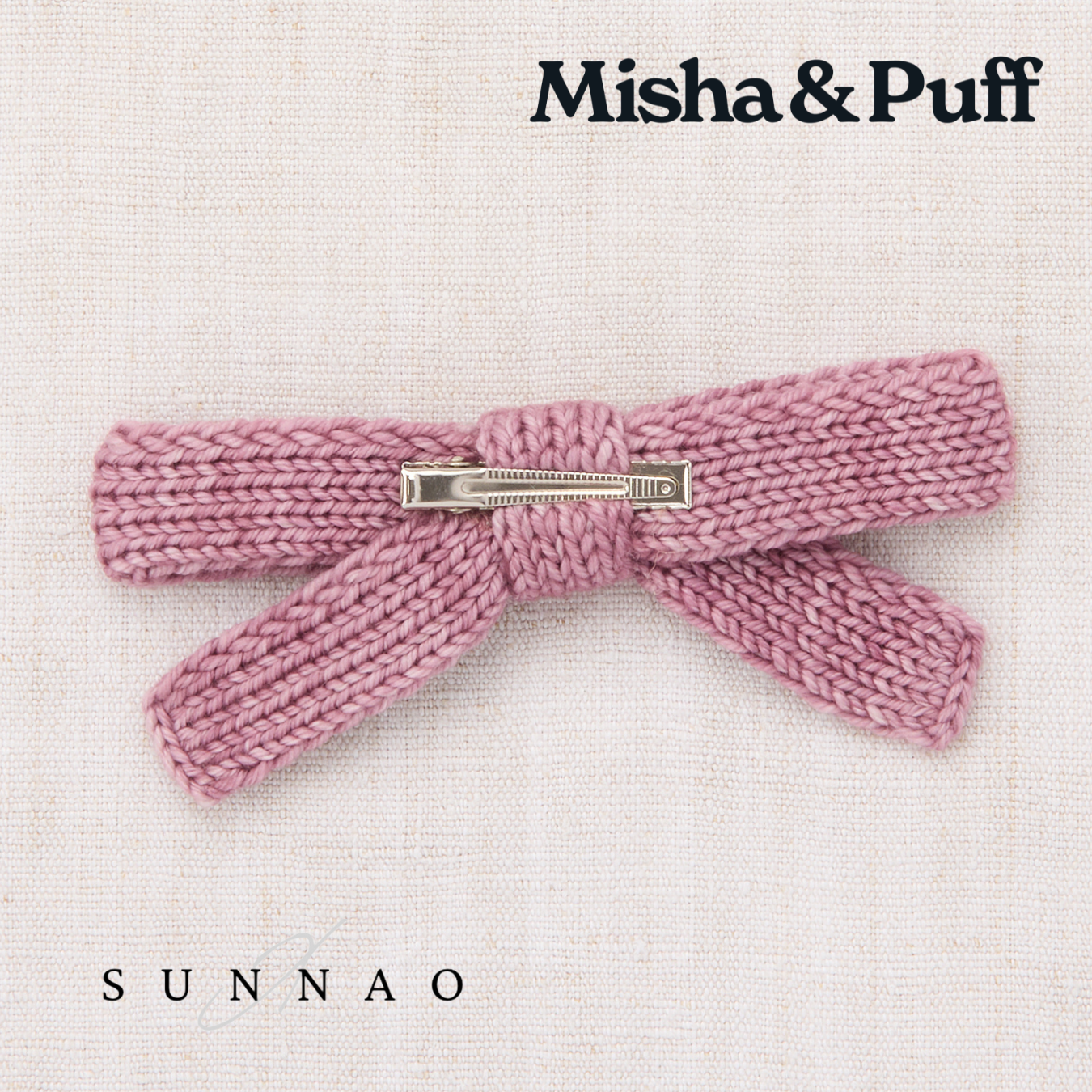 <Misha&Puff> Jumbo Goldie Bow - Antique Rose  - DROP1