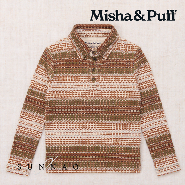<Misha&Puff> LONG SLEEVE POLO - NORI ARABLE - DROP2