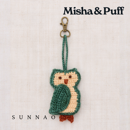 <Misha&Puff> Owl Bag Charm - Bough -DROP1