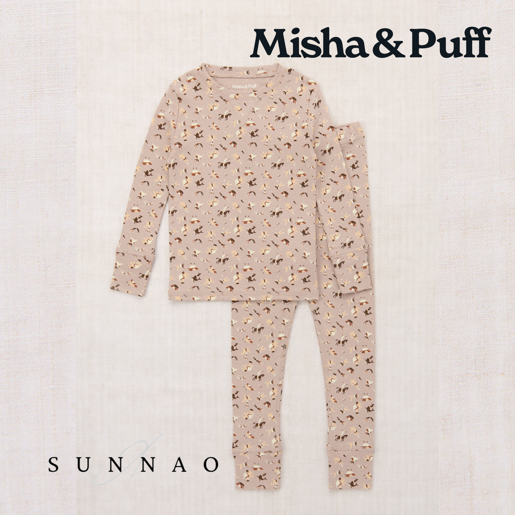 <Misha&Puff> PAJAMA SET - TURTLEDOVE CIRCUS - DROP2