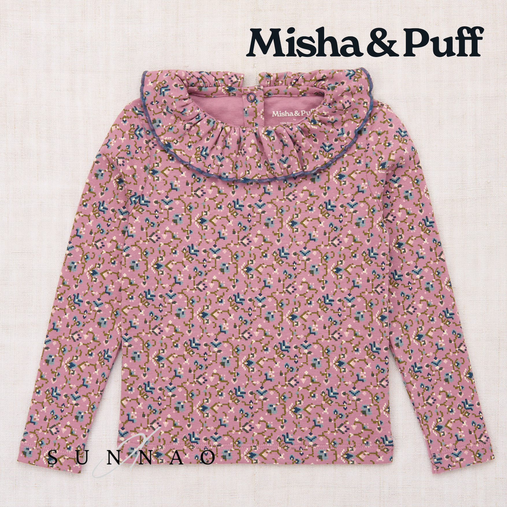 <Misha&Puff> PALOMA TOP - ANTIQUE ROSE MILLEFLEURS - DROP2