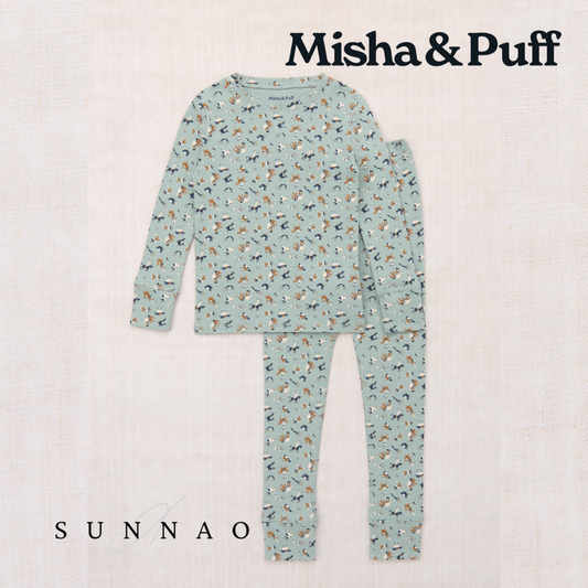 <Misha&Puff> Pajama Set - Onsen Circus　