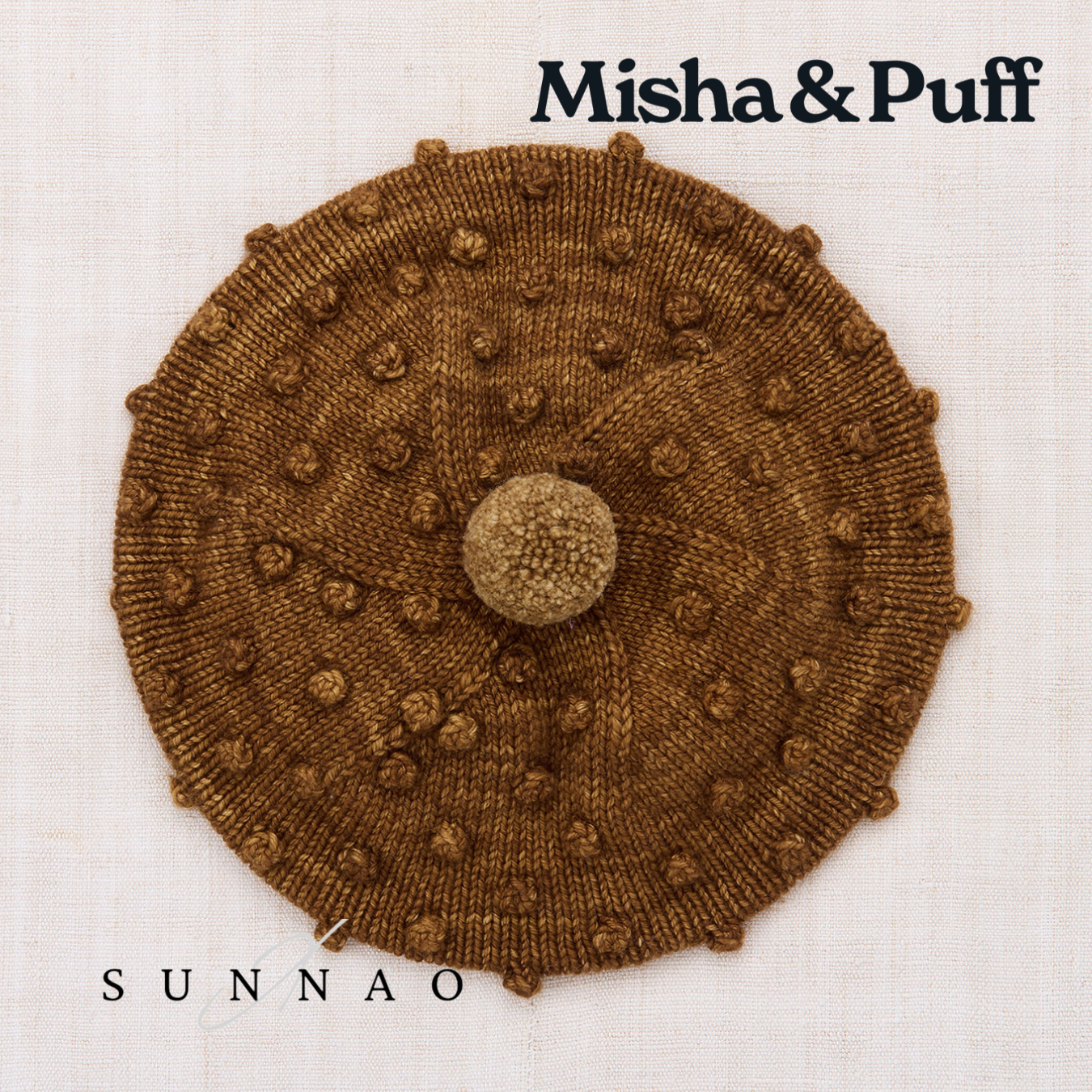 <Misha&Puff> Popcorn Beret - Nutmeg - DROP1