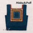 Gallery viewerに画像を読み込む, <Misha&Puff> Running Stitch Tank - Marine Blue - DROP1
