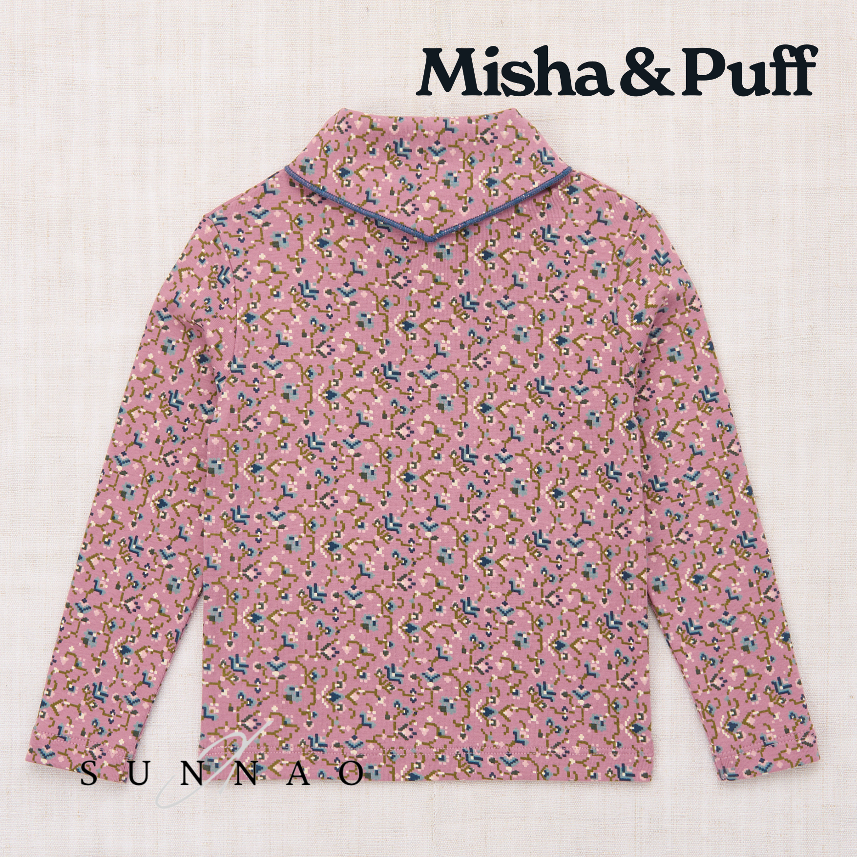 <Misha&Puff> SCOUT TOP - ANTIQUE ROSE MILLEFLEURS - DROP2