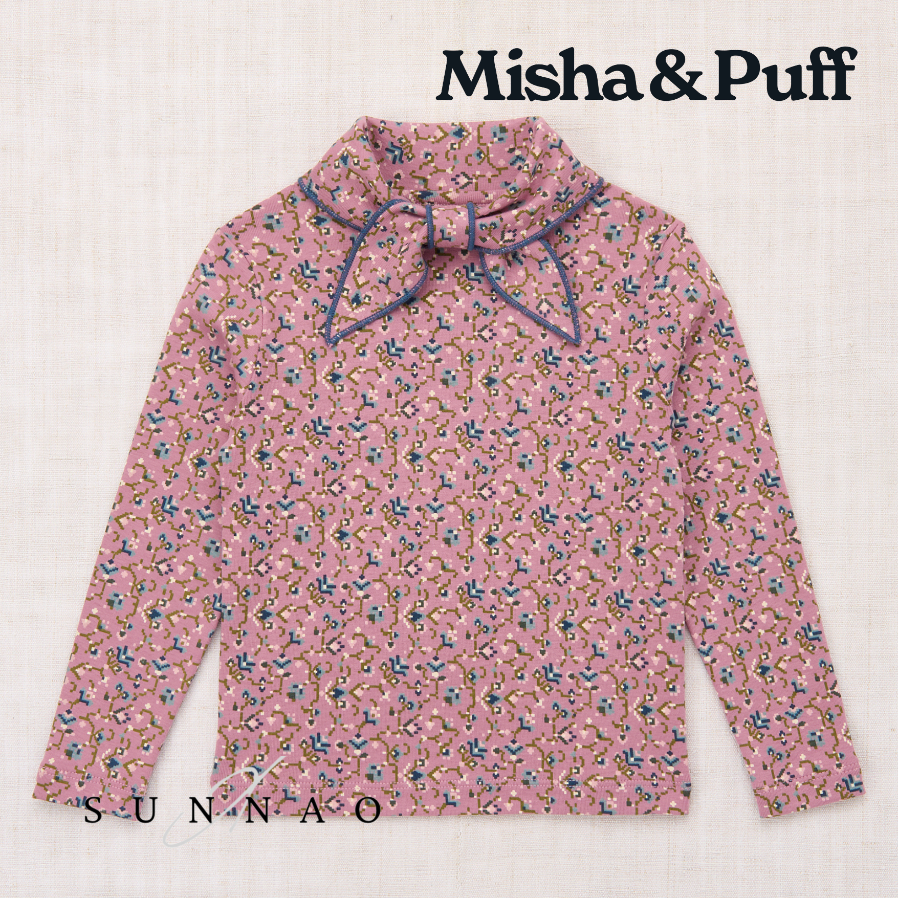 <Misha&Puff> SCOUT TOP - ANTIQUE ROSE MILLEFLEURS - DROP2