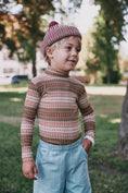 Load image into Gallery viewer, <Misha&Puff> STRATA GARTER HAT - CAMBRIDGE - DROP2
