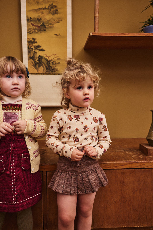 <Misha&Puff> Turtleneck - String/Antique Rose Holyoke Floral - DROP1　
