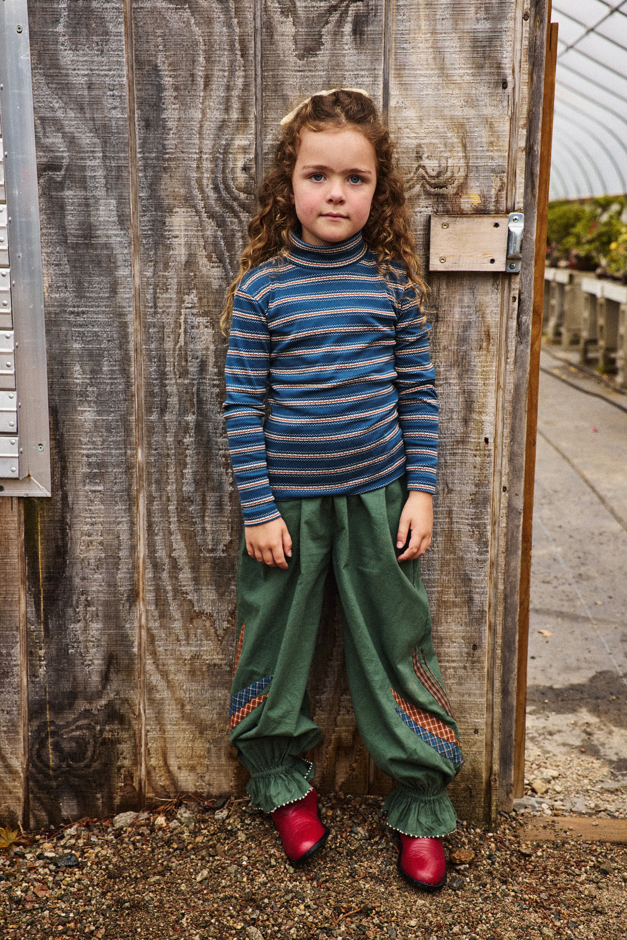 <Misha&Puff> Turtleneck - Marine Blue Sgraffito -  DROP1　