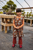 Gallery viewerに画像を読み込む, <Misha&Puff> Ruffle Sleeve Dress - Rose Gold Kyoto - DROP1　
