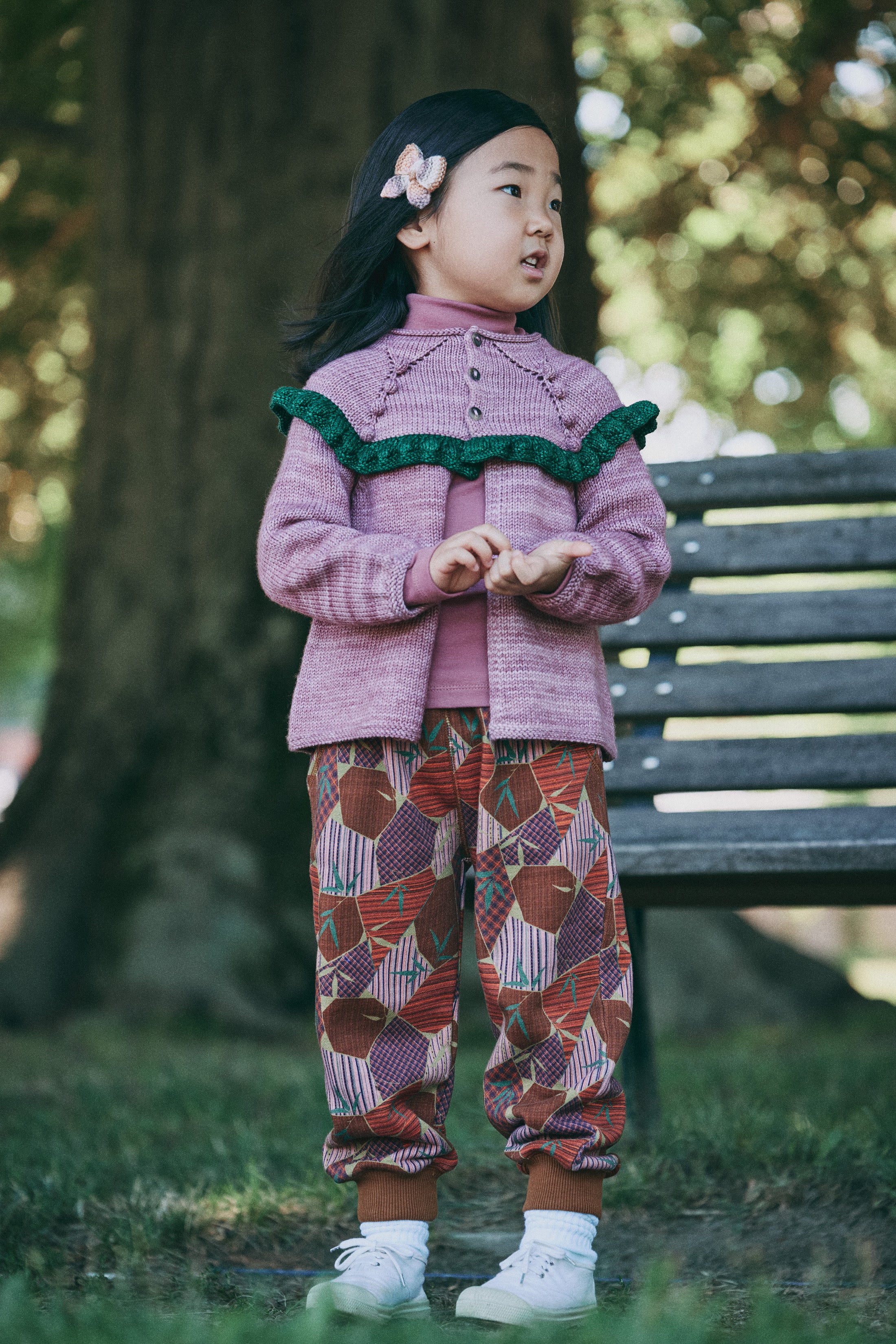 <Misha&Puff> COURT JOGGER - ANTIQUE ROSE KYOTO - DROP2