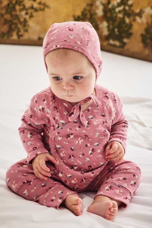 <Misha&Puff> Baby Bonnet - Antique Rose Circus - DROP1