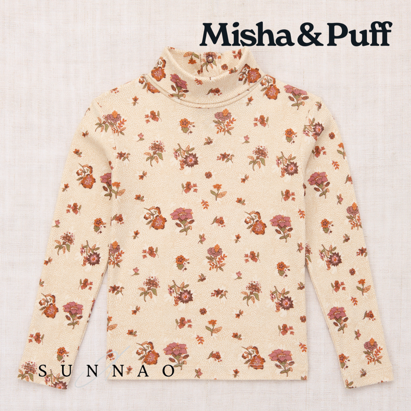 <Misha&Puff> Turtleneck - String/Antique Rose Holyoke Floral - DROP1　