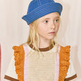 将图像加载到画廊查看器中, <Misha&Puff> LITTLE PATHS SUNFISH SAILOR HAT - BLUE RIBBON
