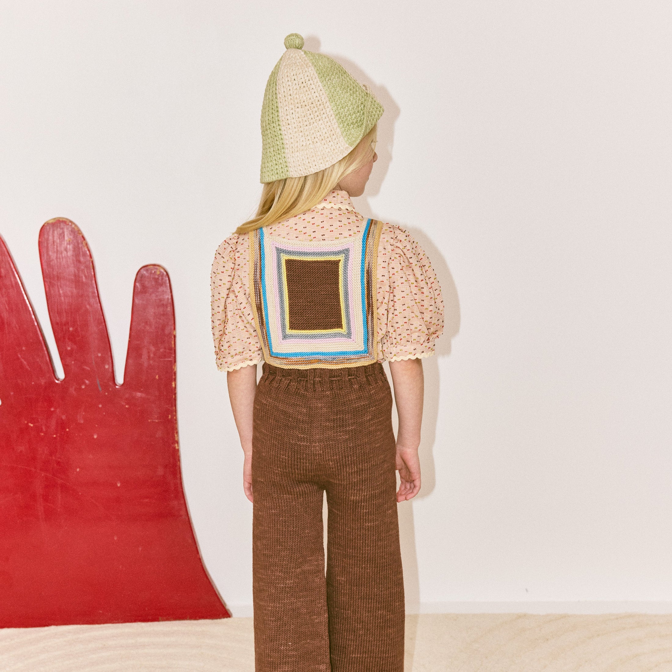 <Misha&Puff> BABY CROCHET TULIP HAT - AVENTURINE