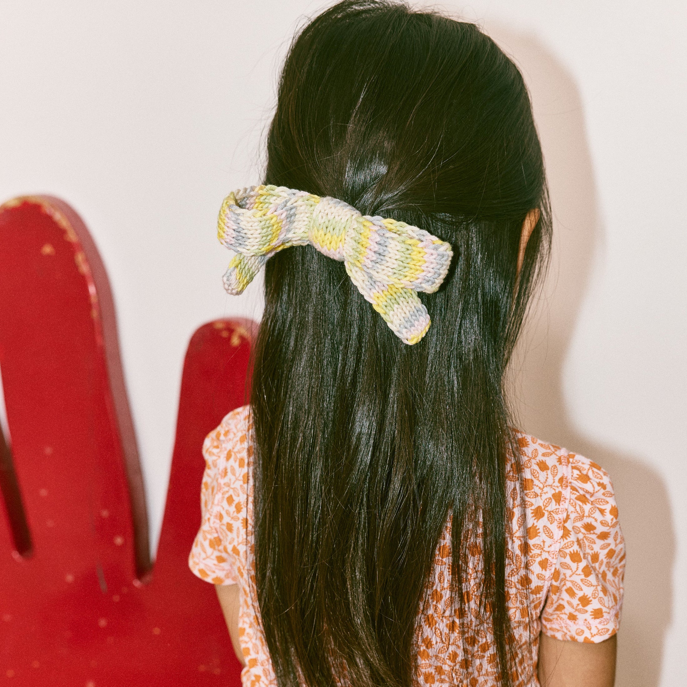 <Misha&Puff> JUMBO GOLDIE BOW - BUBBLE SPACE DYE　