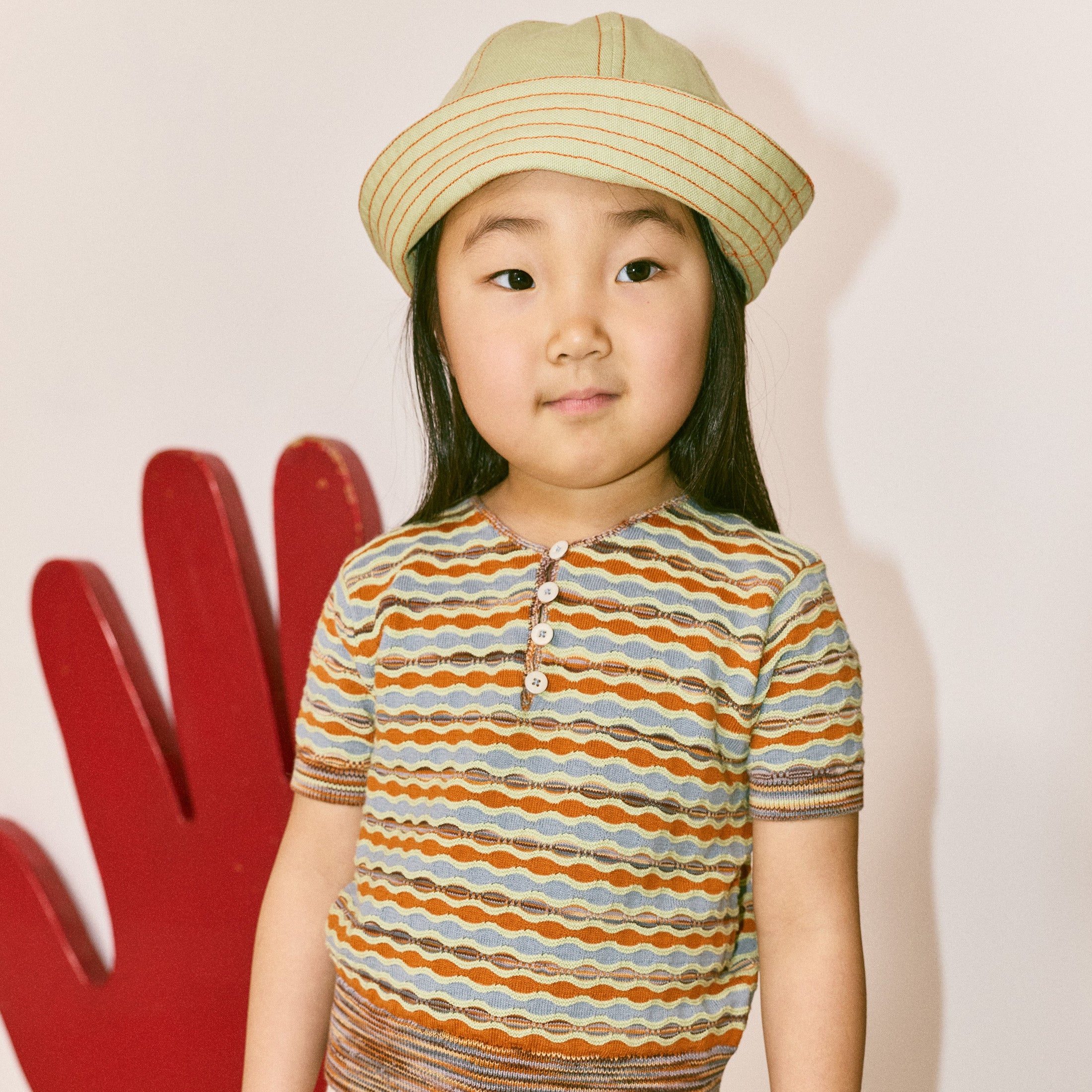 <Misha&Puff> LITTLE PATHS SUNFISH SAILOR HAT - AVENTURINE