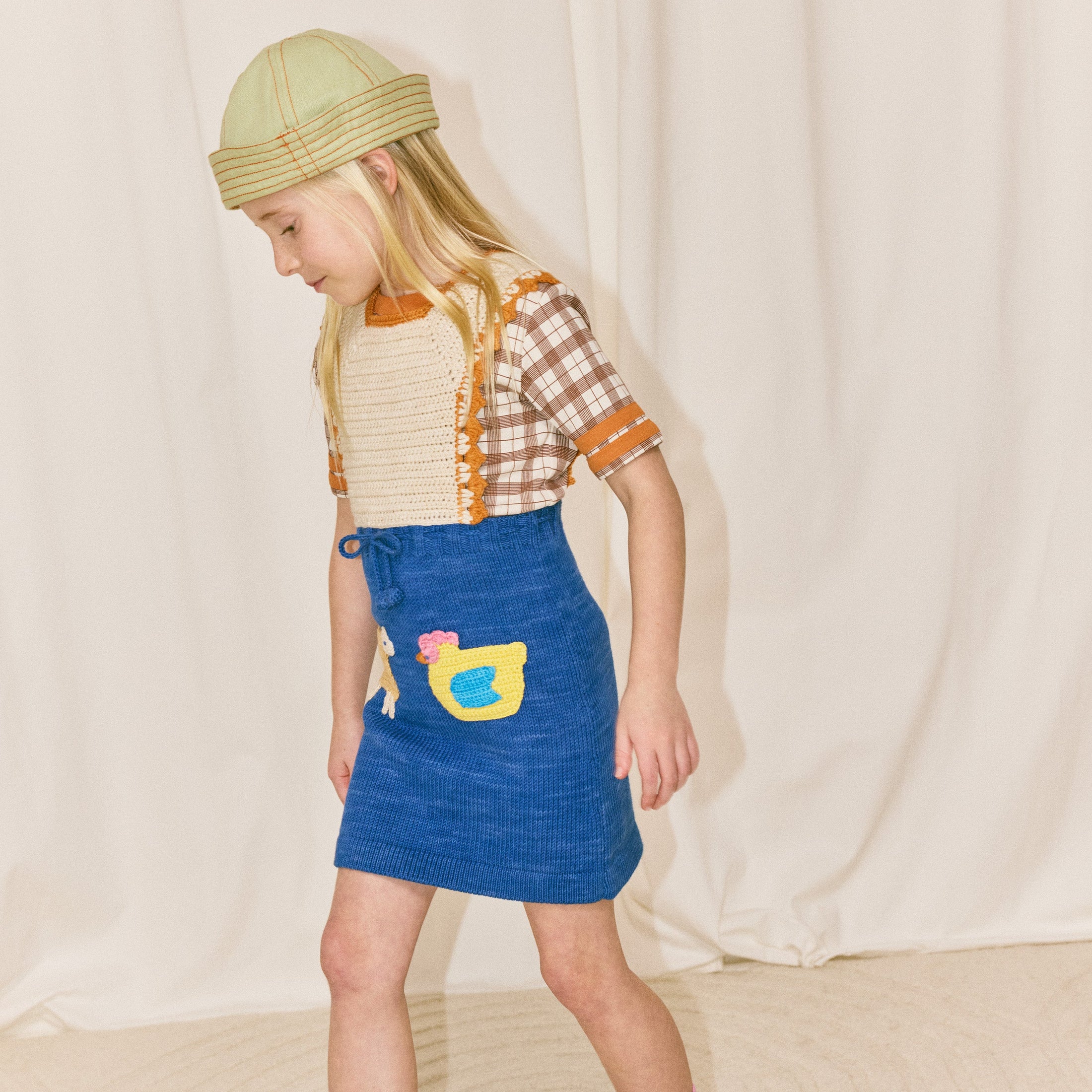 <Misha&Puff> LITTLE PATHS SUNFISH SAILOR HAT - AVENTURINE