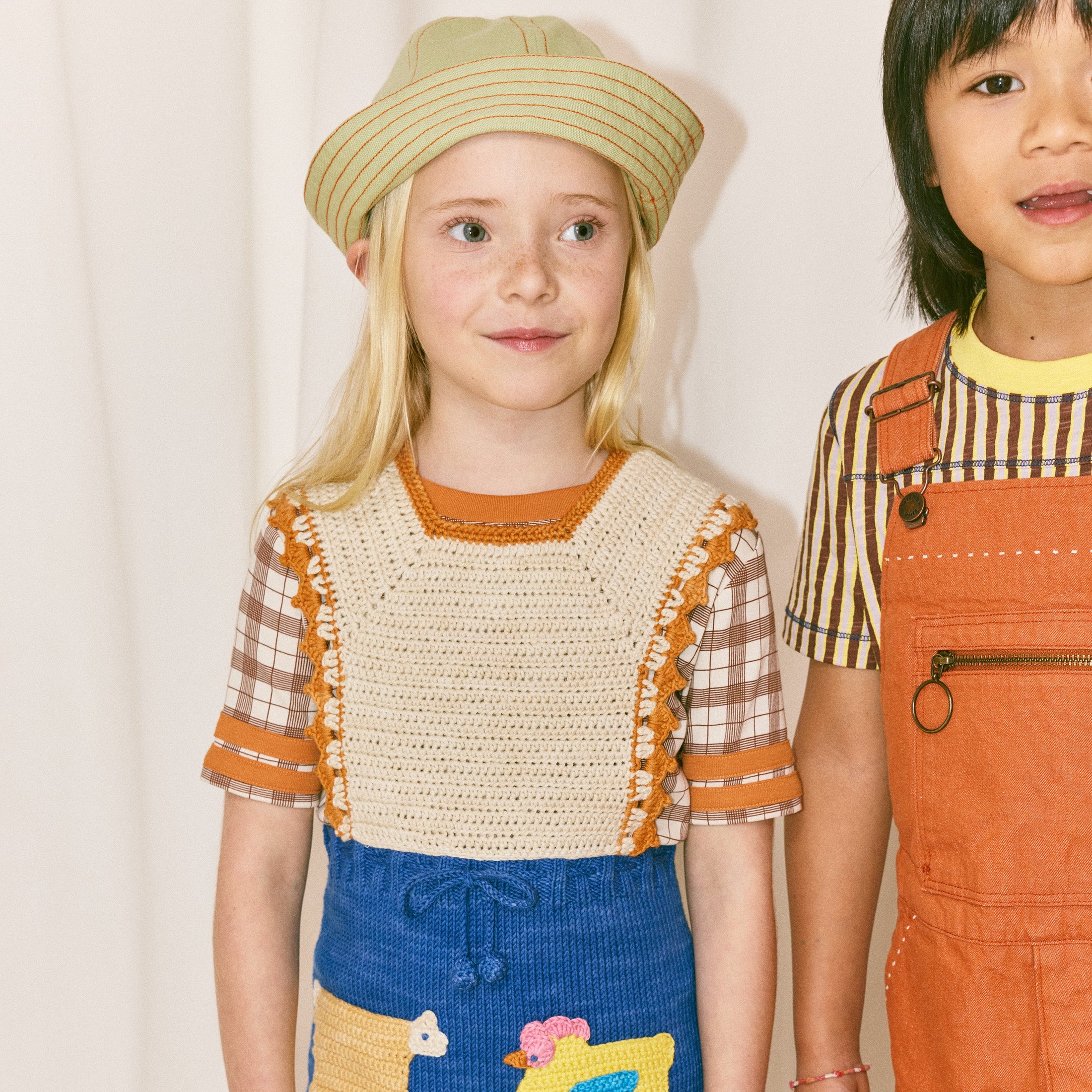 <Misha&Puff> LITTLE PATHS SUNFISH SAILOR HAT - AVENTURINE