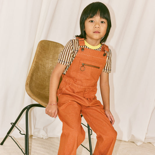 <Misha&Puff> NINO TEE - COLA PAINTERLY STRIPE