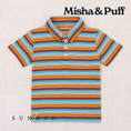 将图像加载到画廊查看器中, <Misha&Puff> SHORT SLEEVE POLO - BRIGHT SKY AVENUE STRIPE
