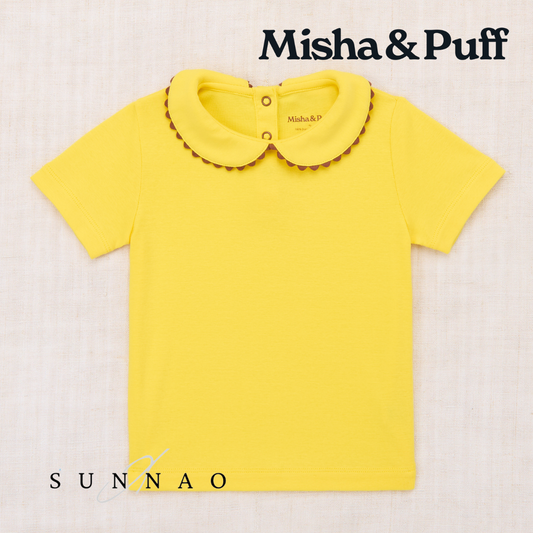 <Misha&Puff> RICKRACK COLLAR TEE - SOL