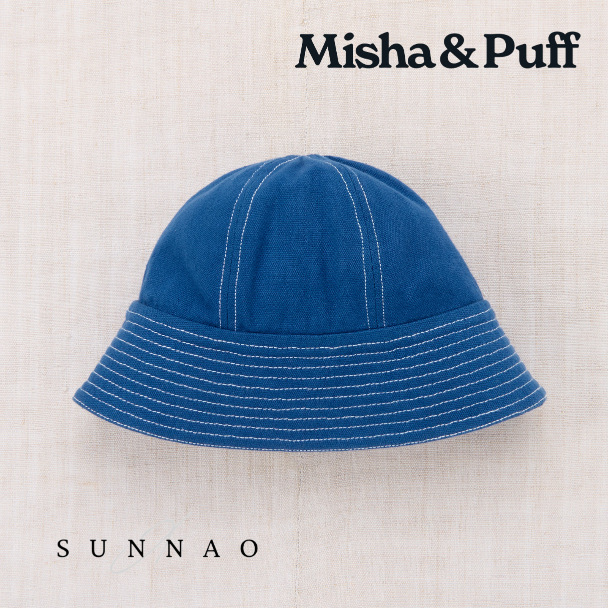 <Misha&Puff> LITTLE PATHS SUNFISH SAILOR HAT - BLUE RIBBON