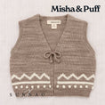 Gallery viewerに画像を読み込む, <Misha&Puff> ZIG ZAG VEST - BRUT 26Winter

