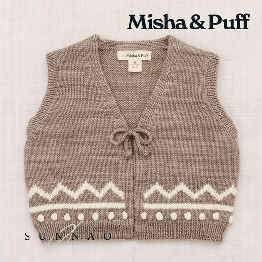 <Misha&Puff> ZIG ZAG VEST - BRUT 26Winter