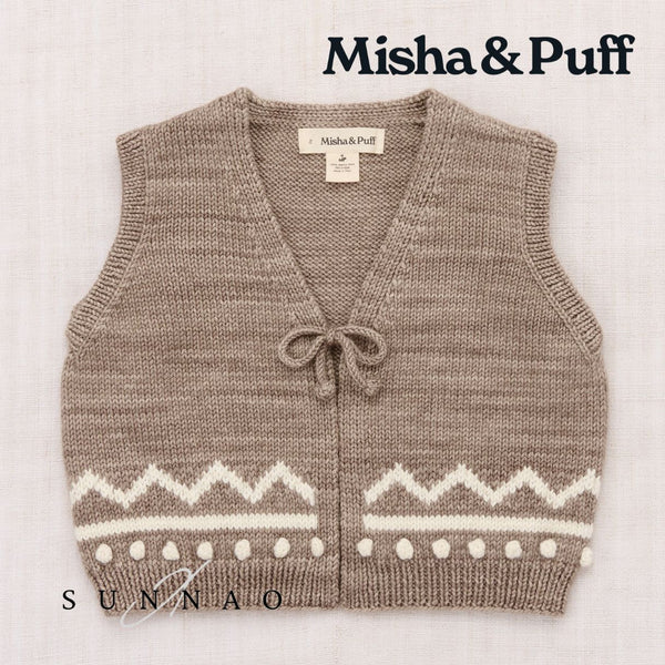 <Misha&Puff> ZIG ZAG VEST - BRUT 26Winter