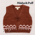 Gallery viewerに画像を読み込む, <Misha&Puff> ZIG ZAG VEST - CEDAR 26Winter
