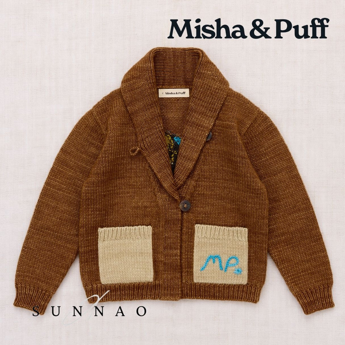 <Misha&Puff> YEARLING SHAWL COLLAR CARDIGAN - ACORN 26Winter