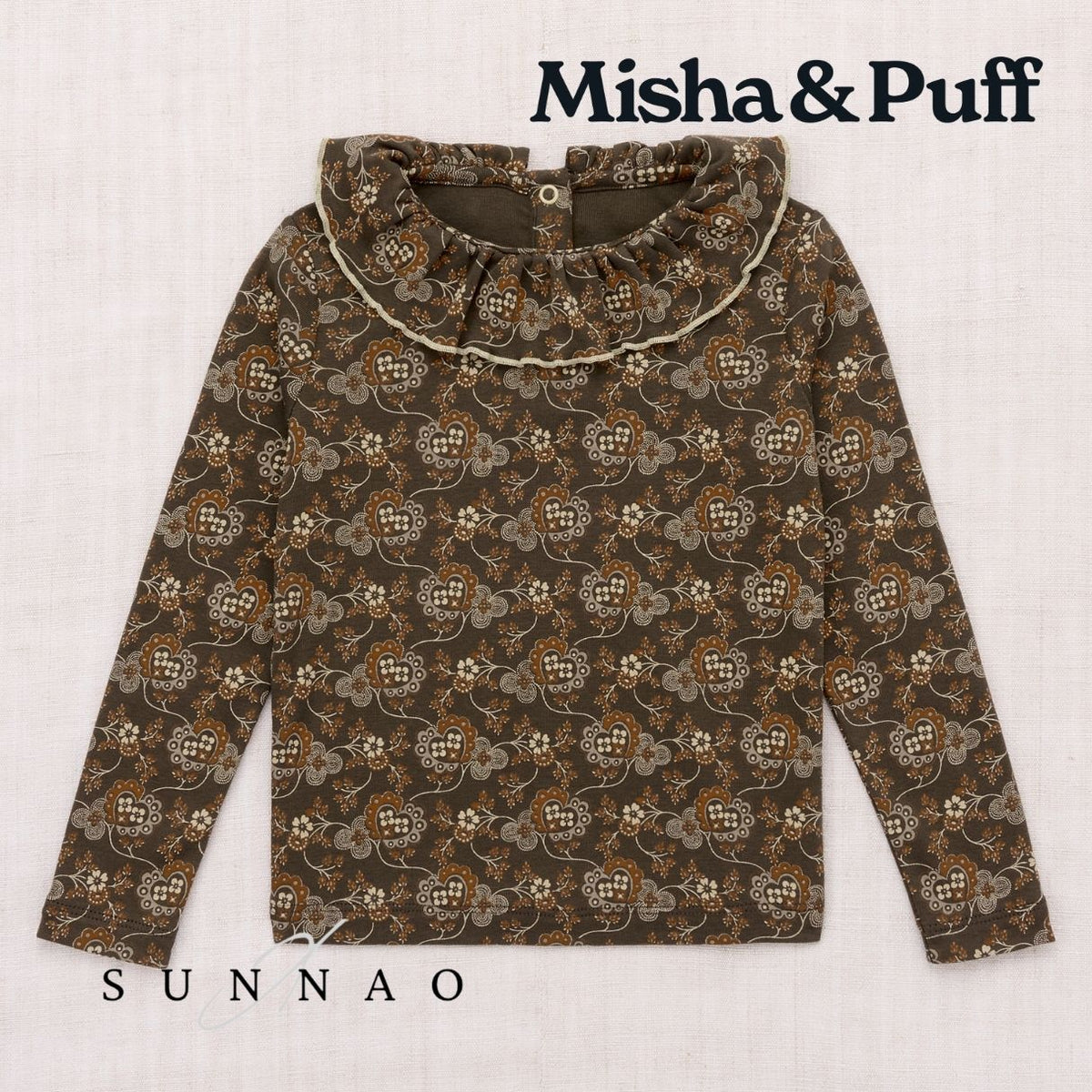 <Misha&Puff> PALOMA TOP - BARK CALICO HEARTS 26Winter
