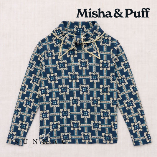 <Misha&Puff> SCOUT TOP - MOONLIGHT RAILROAD FLORAL 26Winter