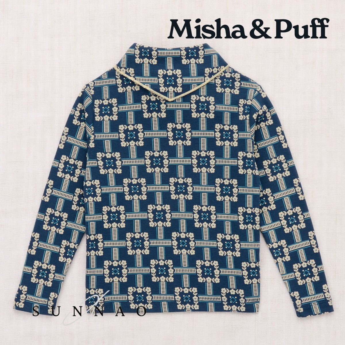 <Misha&Puff> SCOUT TOP - MOONLIGHT RAILROAD FLORAL 26Winter