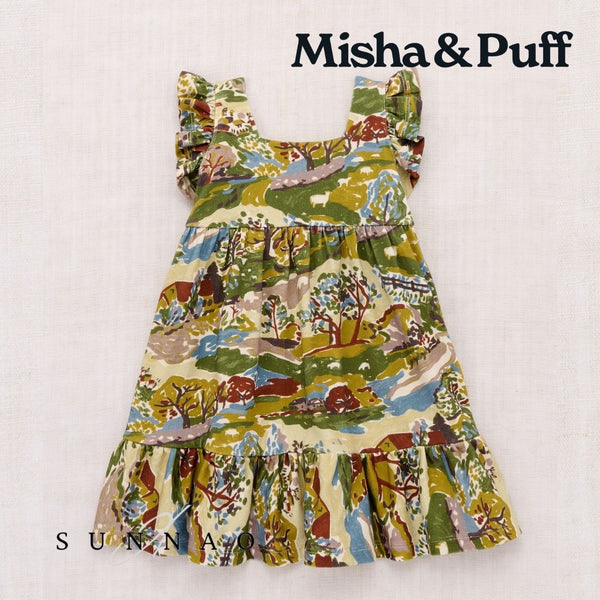 <Misha&Puff> RUFFLE SLEEVE DRESS - ALABASTER SANCERRE 26Winter