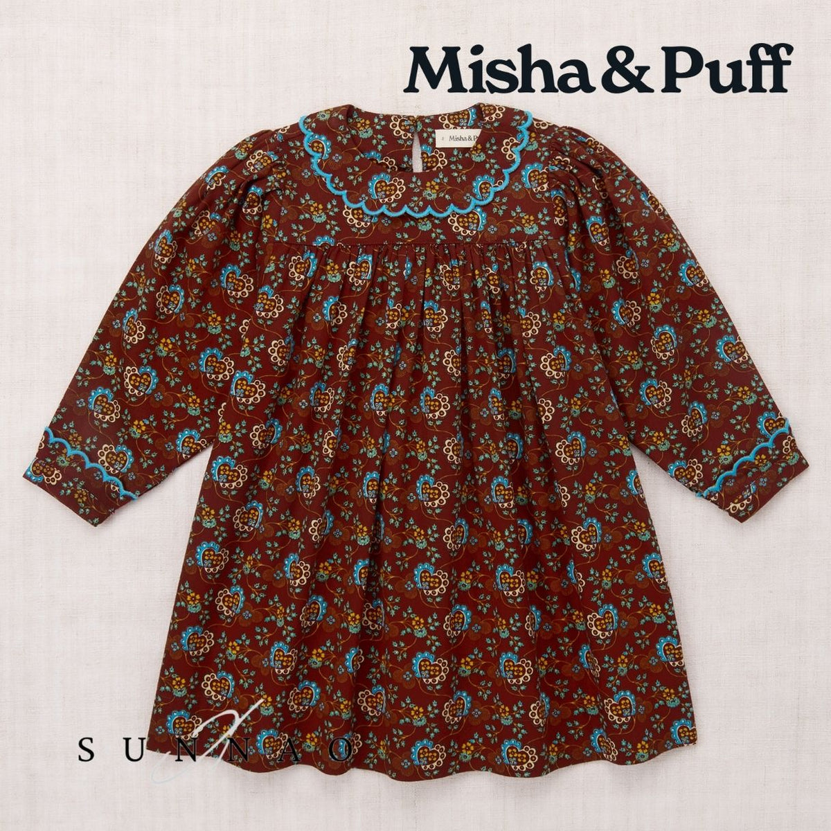 <Misha&Puff> THORA DRESS - CEDAR CALICO HEARTS 26Winter