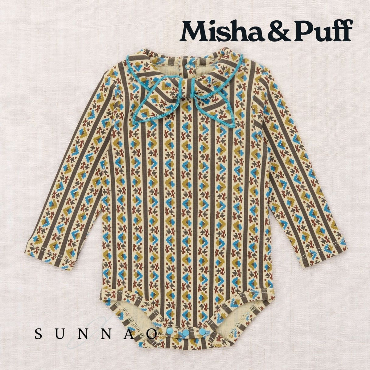 <Misha&Puff> BABY SCOUT ONESIE - ALABASTER GALLUP 26Winter