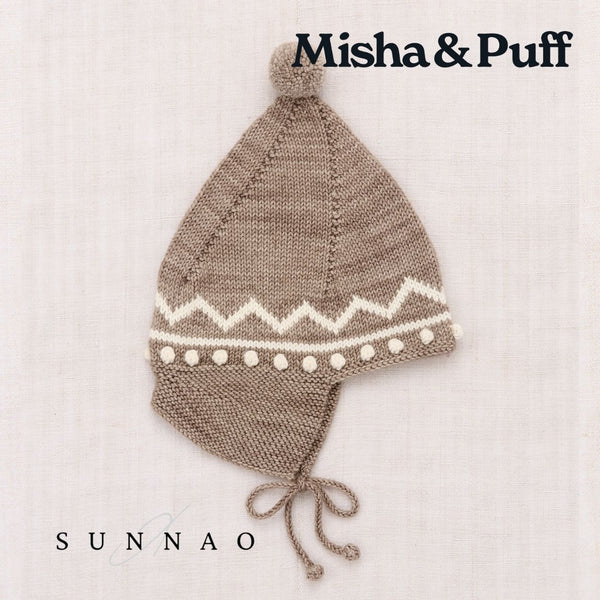 <Misha&Puff> ZIG ZAG POINTY PEAK HAT - BRUT 26Winter