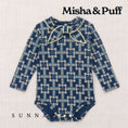 갤러리 뷰어로 이미지로드, <Misha&Puff> BABY SCOUT ONESIE - MOONLIGHT RAILROAD FLORAL 26Winter
