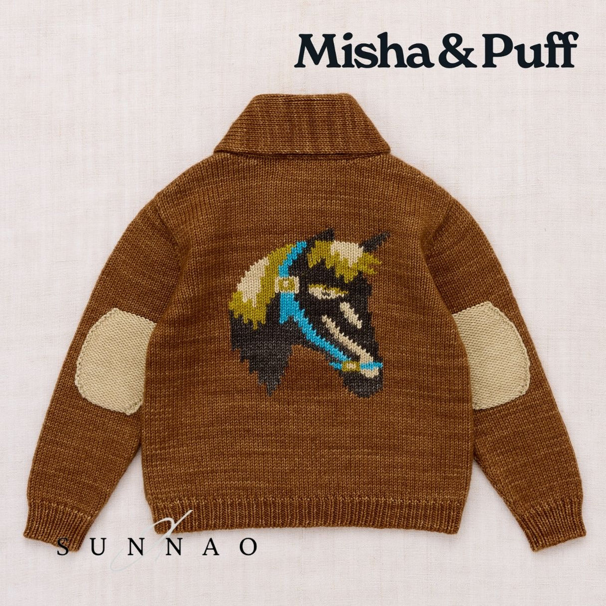 <Misha&Puff> YEARLING SHAWL COLLAR CARDIGAN - ACORN 26Winter