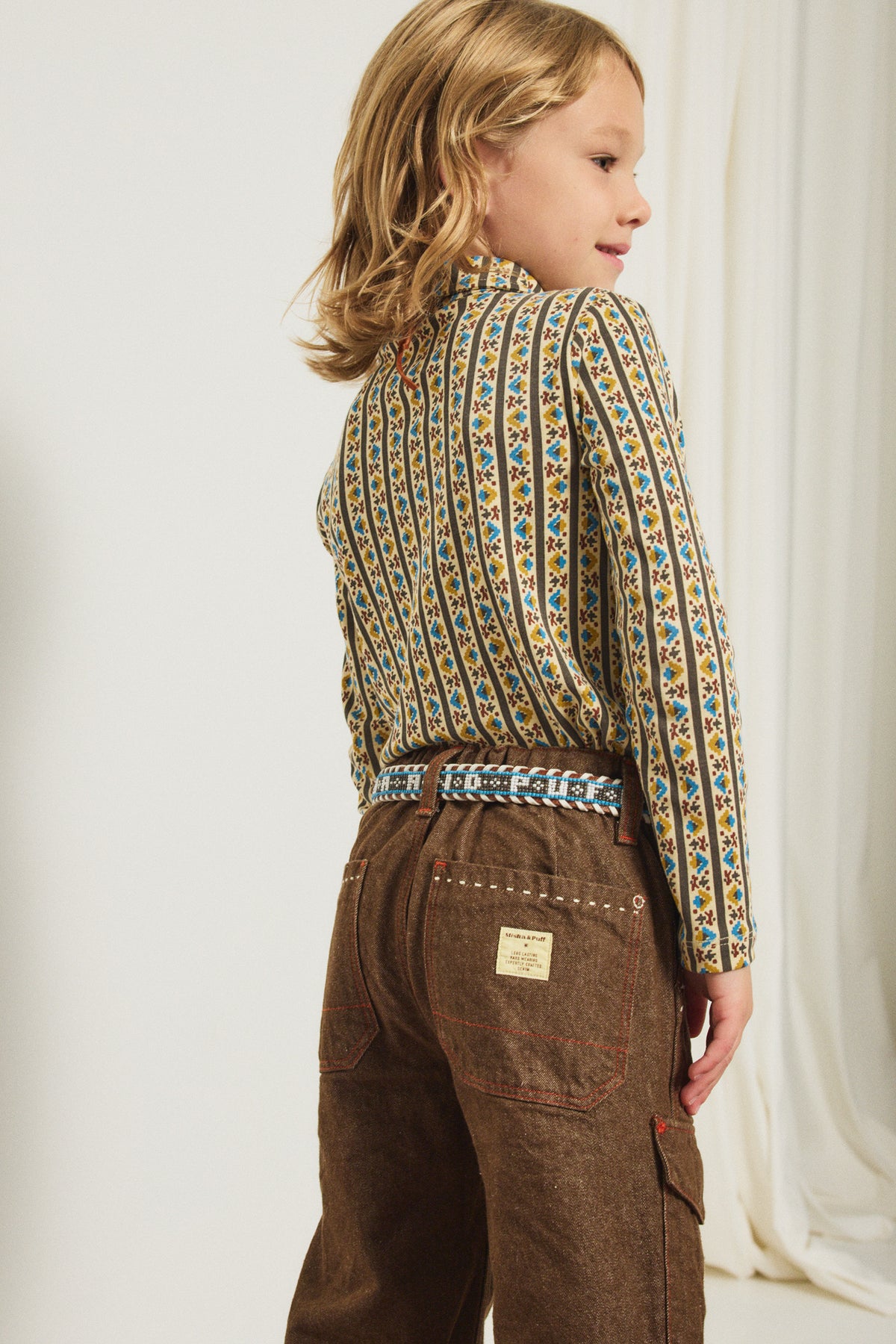 <Misha&Puff> LONG SLEEVE POLO - ALABASTER GALLUP 26Winter