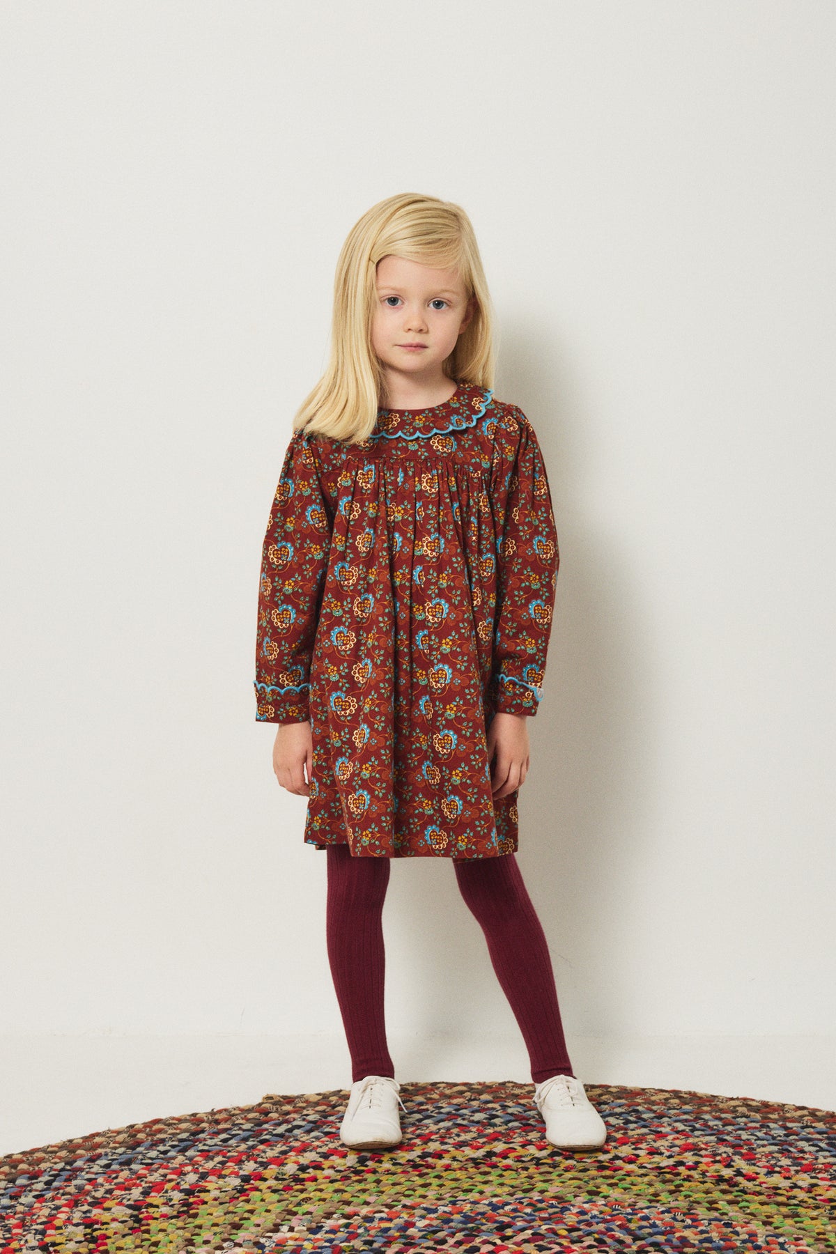 <Misha&Puff> THORA DRESS - CEDAR CALICO HEARTS 26Winter
