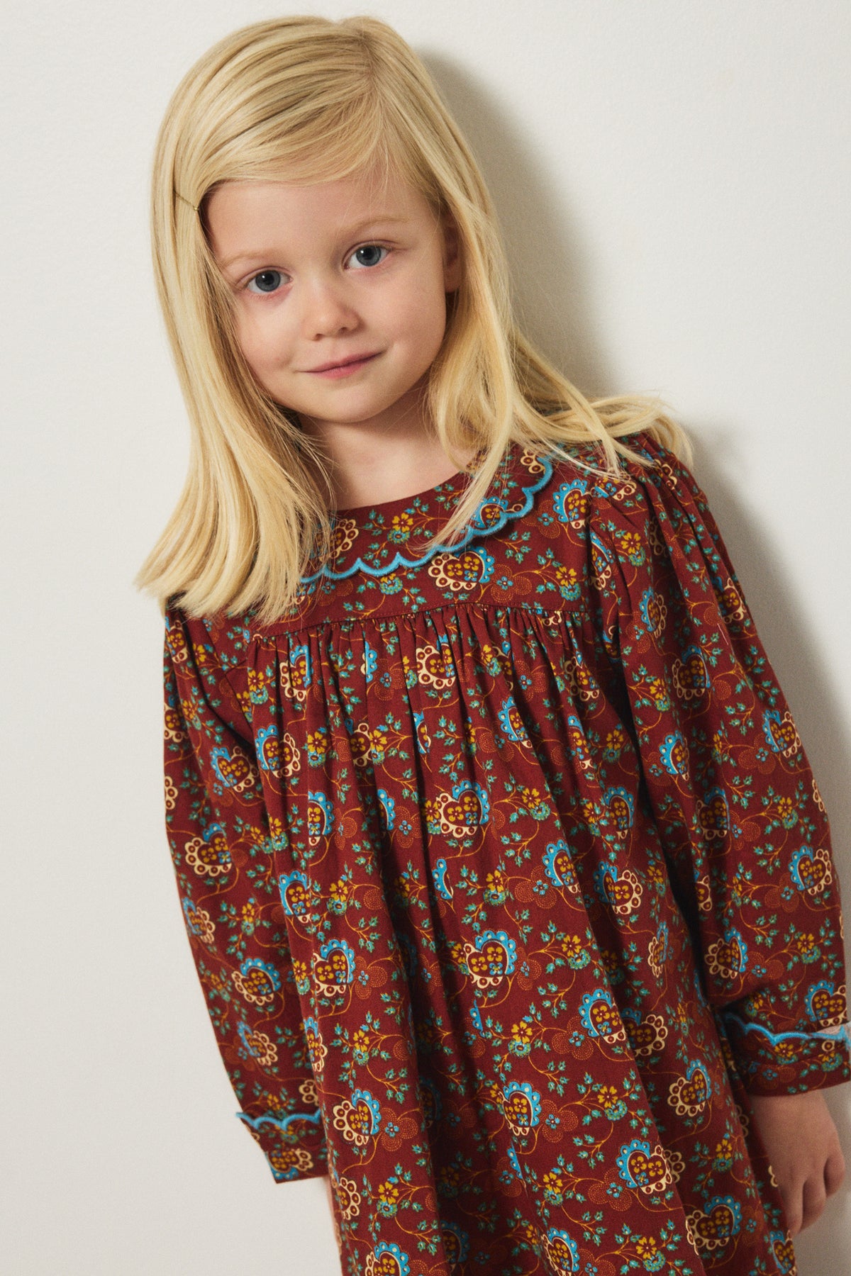 <Misha&Puff> THORA DRESS - CEDAR CALICO HEARTS 26Winter